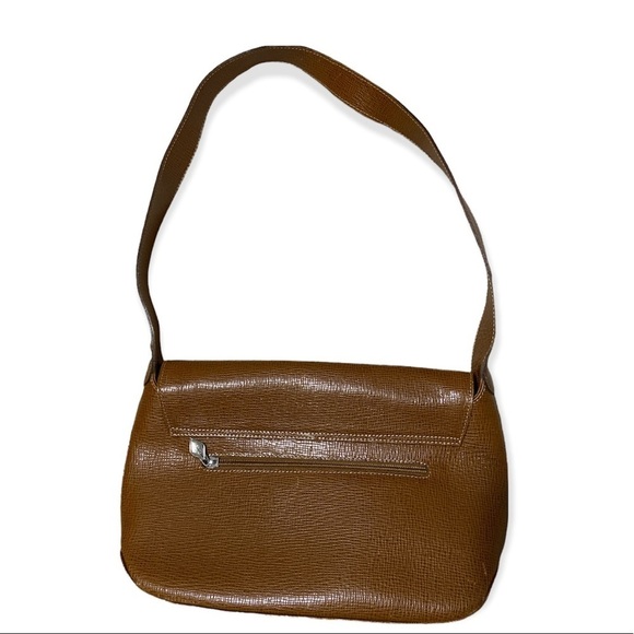 Vintage Embossed Leather I Santi shoulder bag - made in Italy - Picture 2 of 4